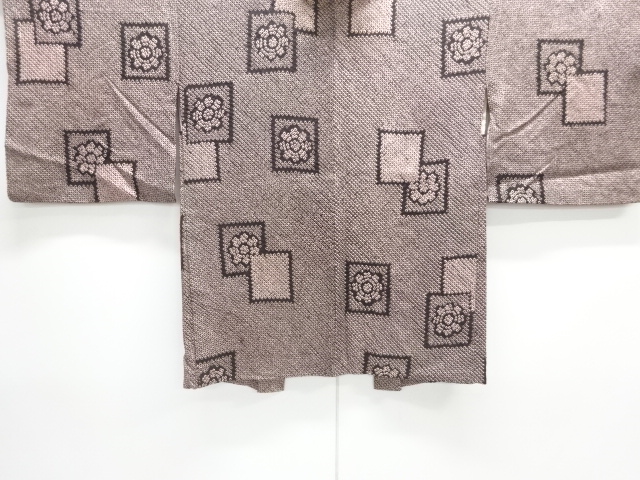 JAPANESE KIMONO / ANTIQUE HAORI / SILK / ALL SHIBORI / SQUARE